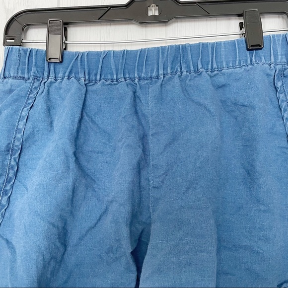 Madewell Pull-On Cotton Linen Shorts Size Small - Picture 2 of 8